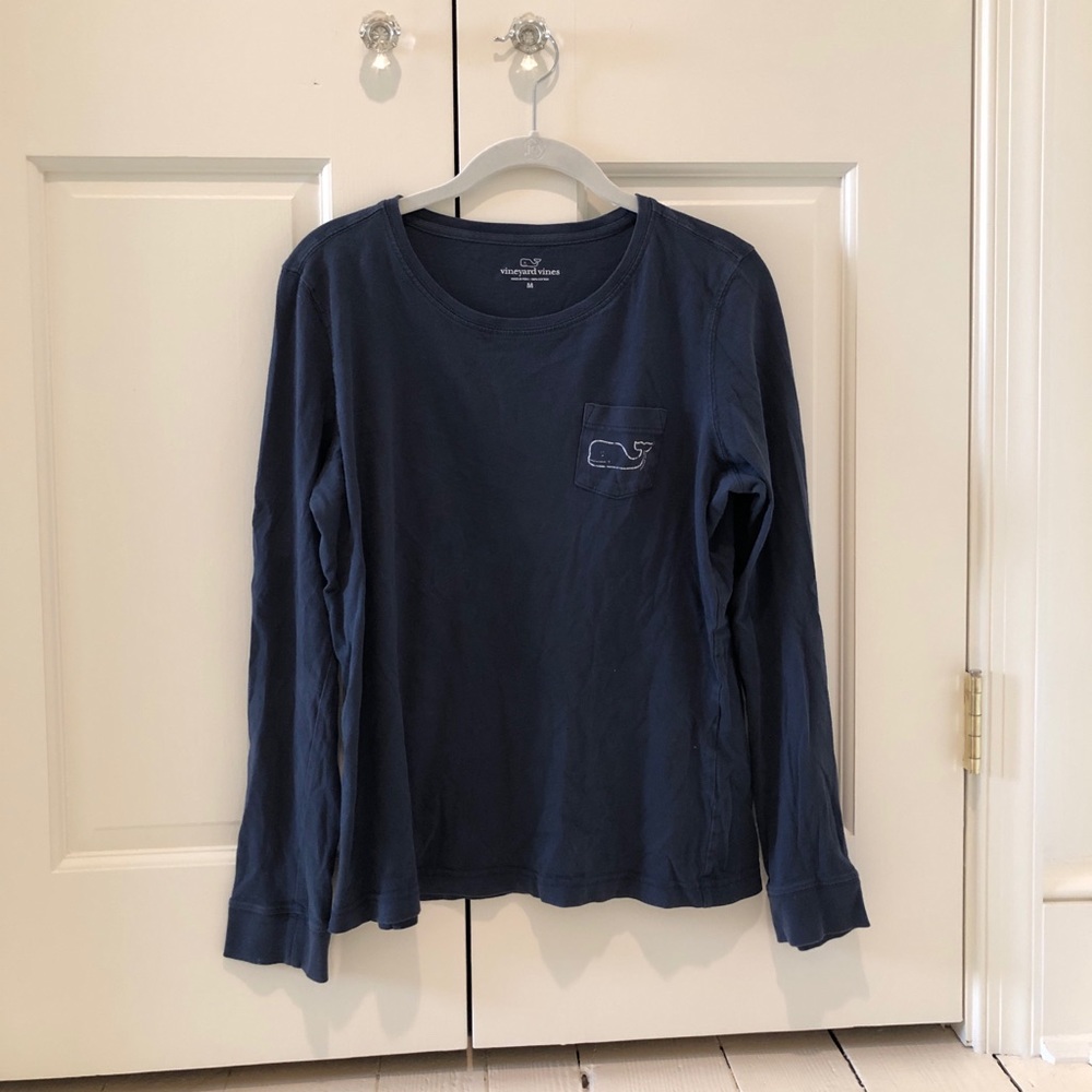 Navy Vineyard Vines Long Sleeve